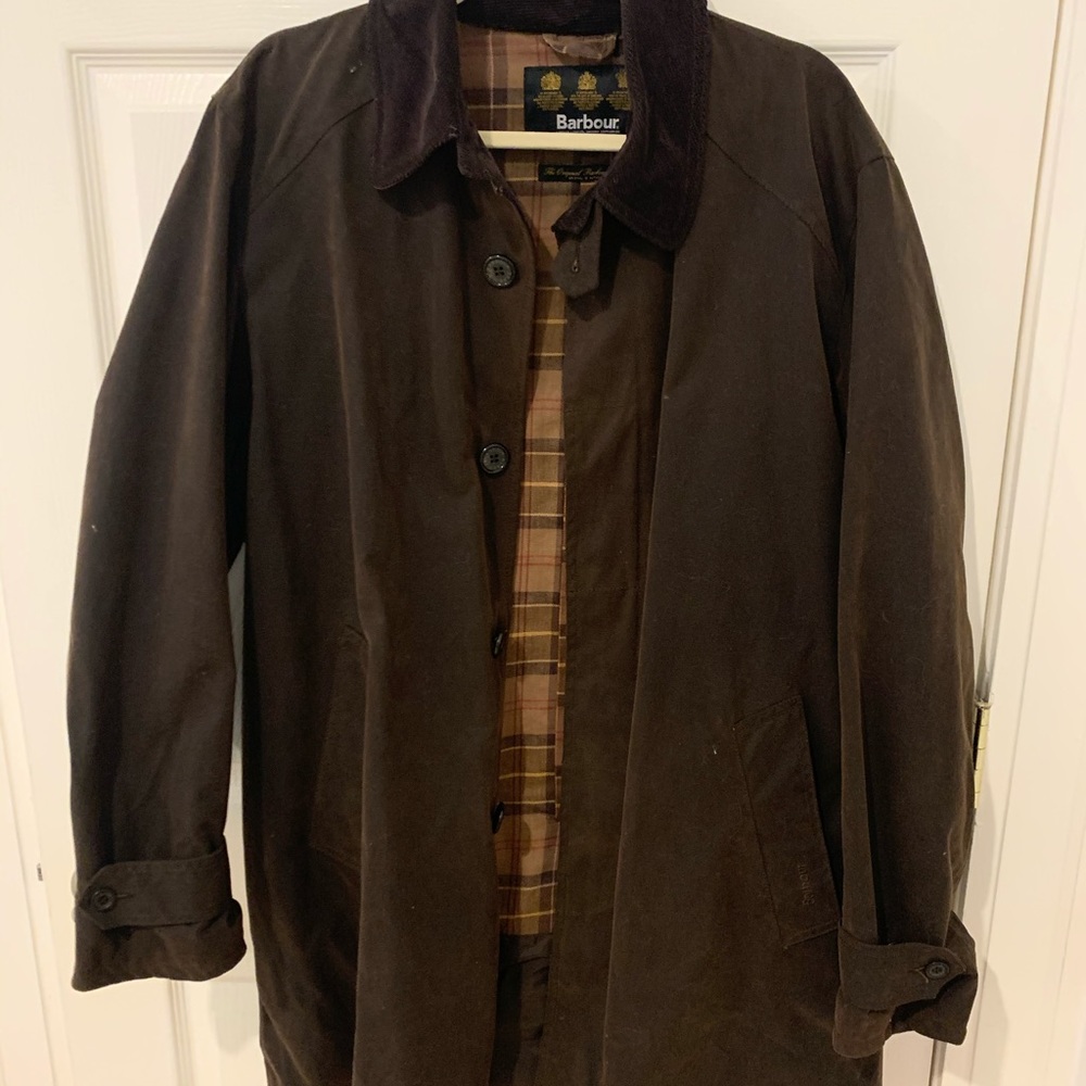 Barbour Long Waxed Jacket